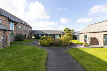 Welcome to Myll Cottage (on the right-hand side with a cobble path).