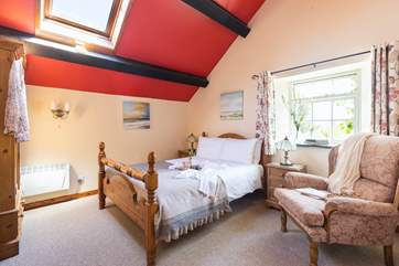 Bedrooms 2 is spacious and light with the added benefit of a Velux window.