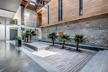 Inside the Royal William Yard building.