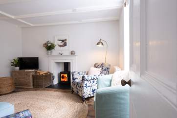 With a roaring wood-burner, Pentillie is perfect for a holiday getaway at any time of year.