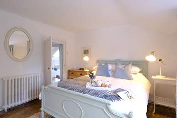 The main bedroom is a peaceful haven.