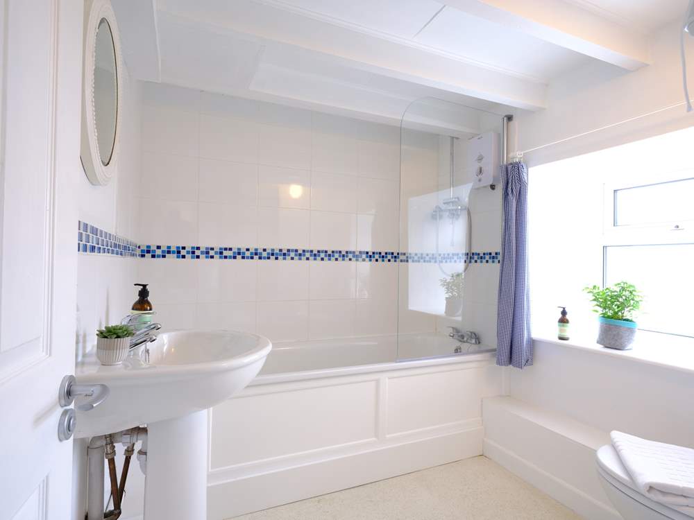 Relax with a soak in the ground floor bath after a busy day out and about.