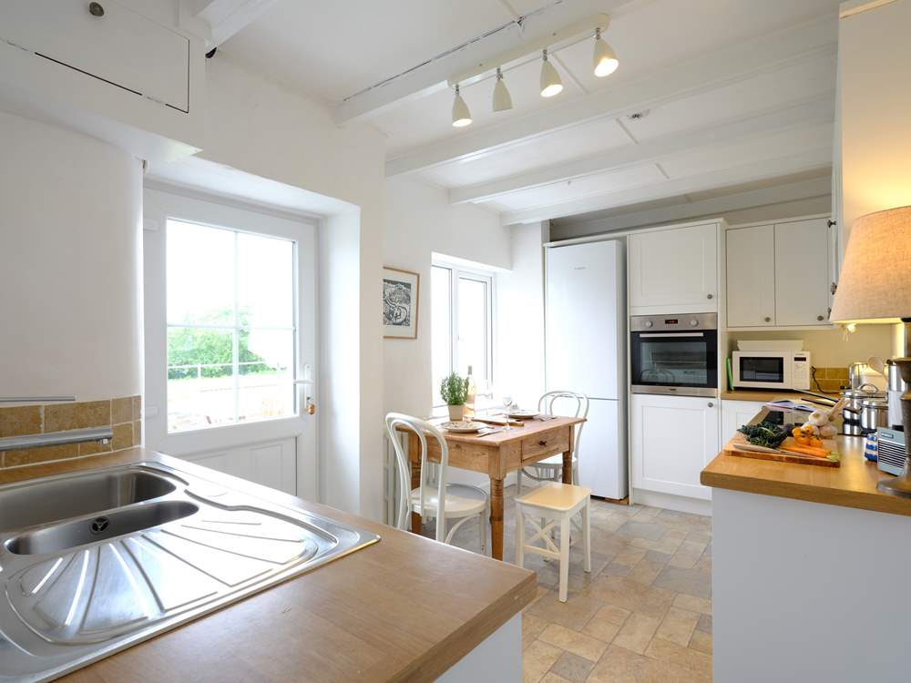 The kitchen is well-equipped for all your holiday cooking.