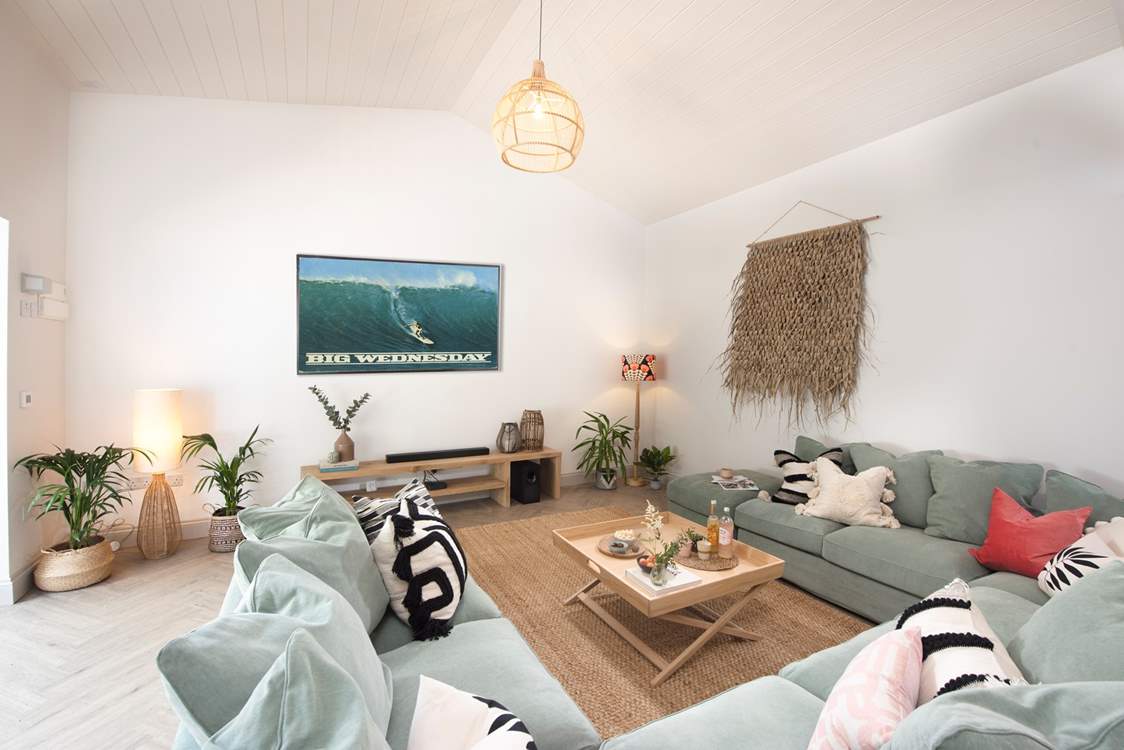 The games-room sits separate to the rest of the house and is quite amazing. Perfect for chilling out.