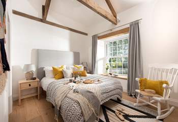 Moss Farmhouse has five gorgeous bedrooms, each with their own en suite and TV.