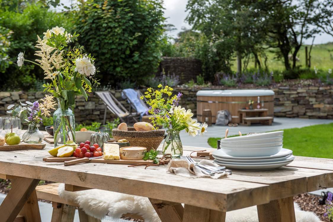 The garden is an oasis of calm.
