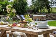 The garden is an oasis of calm.