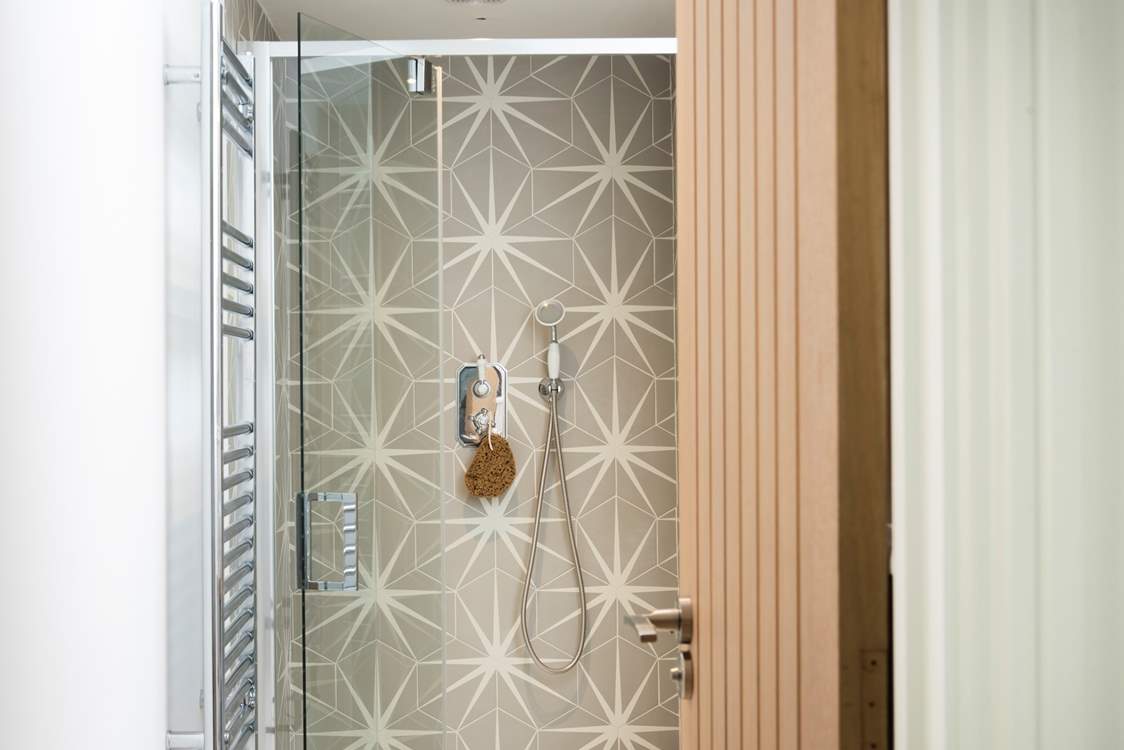 The refreshing shower will set you up for the day.