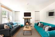 Snuggle up at the end of a perfect day at Moss Farmhouse.