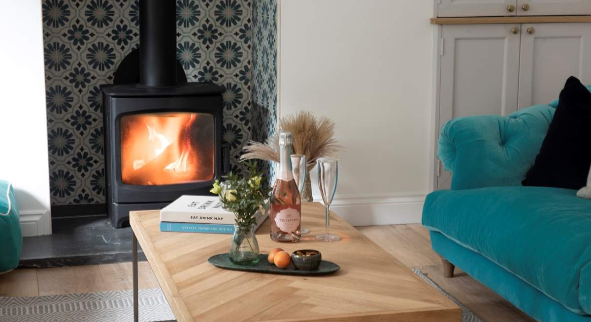 The wood-burner is a welcome sight on those out-of-season breaks.