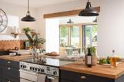 The range-style cooker is perfect when catering for a large group.