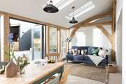 There's even a comfy sofa - a lovely spot to enjoy a morning cuppa.