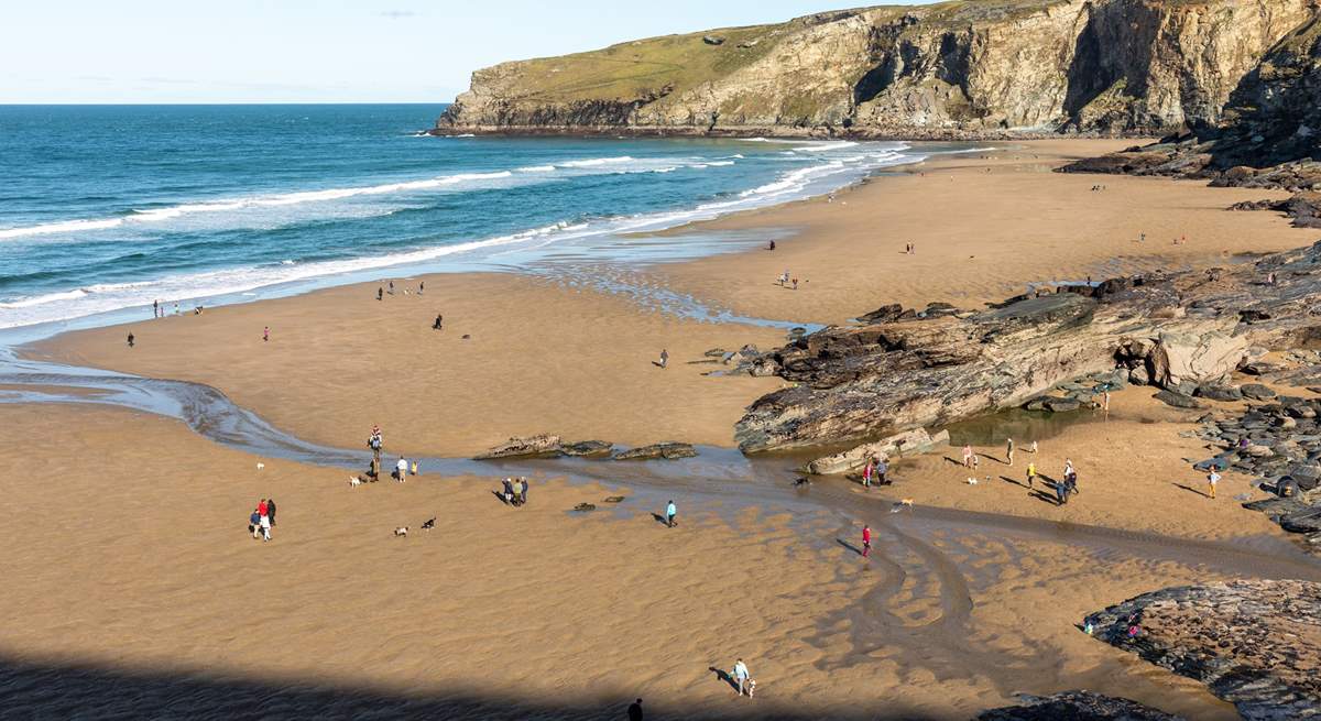 Trebarwith on the north coast for a fun family day.