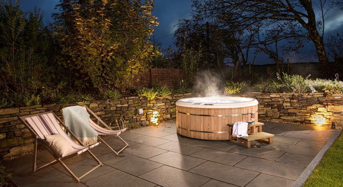 Take a soak under the stars- truly magical