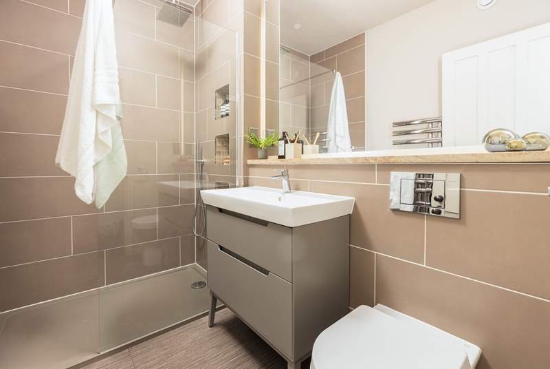 This superb shower-room sits between bedroom 1 and 2 on the first floor.
