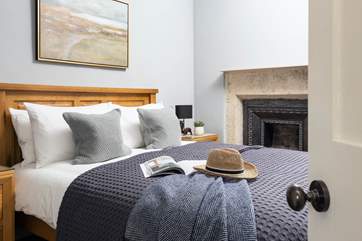 With luxury bedding, bedroom 1 ensures a good night's rest.
