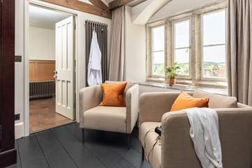 The sitting-area of bedroom 3 is a lovely place for some quiet contemplation.