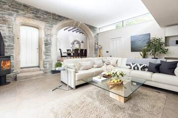 Surround yourself in luxury in the living-room.