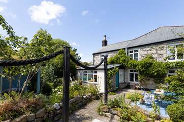 The outside space is a delight here, please take care around the unfenced pond.
