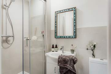 The family shower-room is located on the first floor.