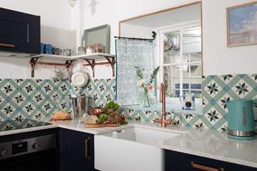 The kitchen is beautifully crafted.