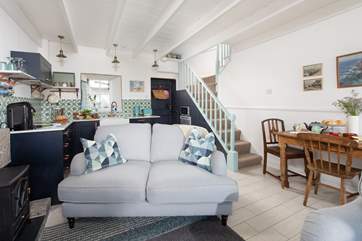 The sitting-area is made for relaxing.