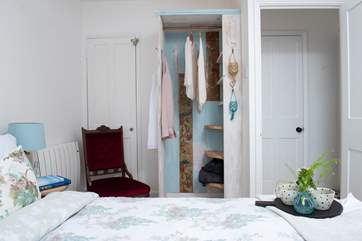 A creative way to store your clothes.