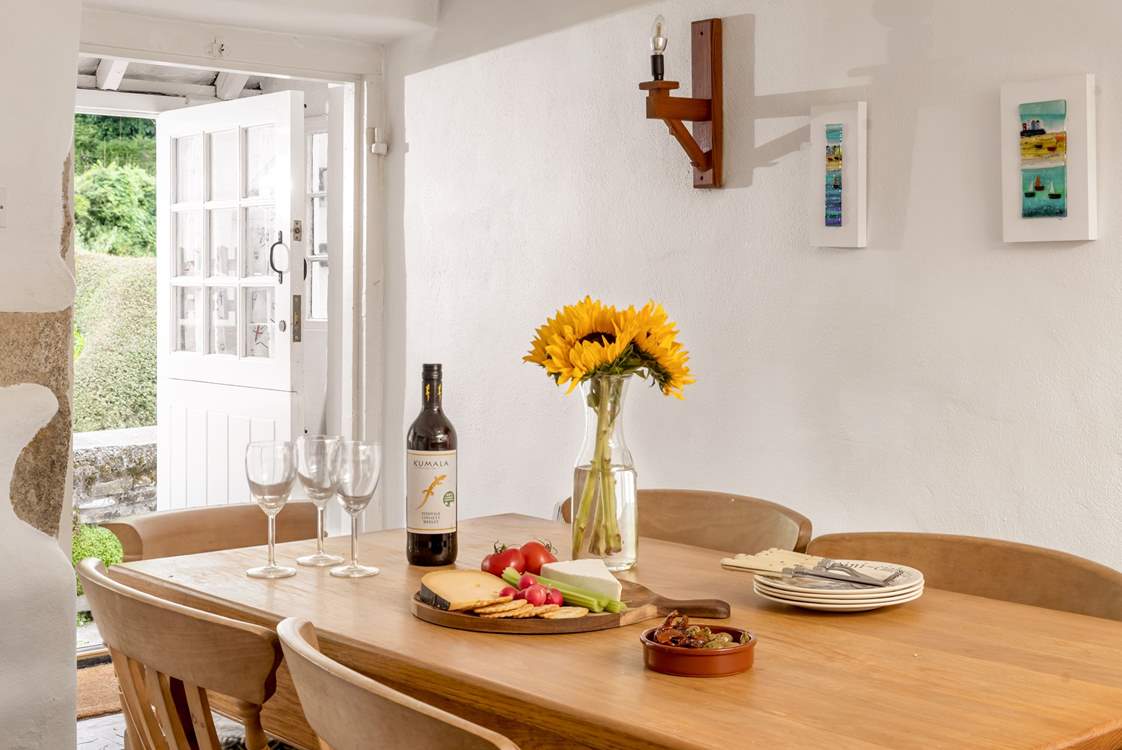 Enjoy an afternoon tipple at your riverside retreat.