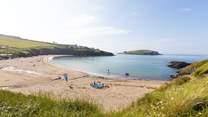Challaborough beach is just a stone's throw away.