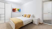 Bedroom three has oodles of space and plenty of storage.