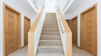 The beautiful contemporary interiors invite you in.