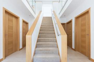 The beautiful contemporary interiors invite you in.