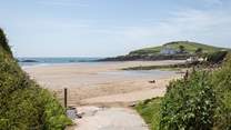 You will be spoilt for choice with so many fabulous beaches close at hand, this one is Bigbury.