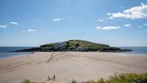 Captivating Burgh Island.