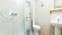 Freshen up in the en suite shower-room. 