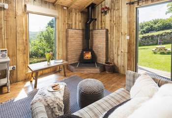 Relax by the fire and take in the breathtaking views of Dartmoor.
