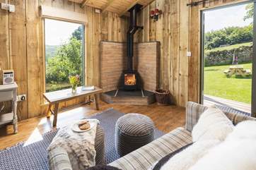 Relax by the fire and take in the breathtaking views of Dartmoor.