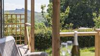 Take in the stunning views as you toast to your escape to nature.