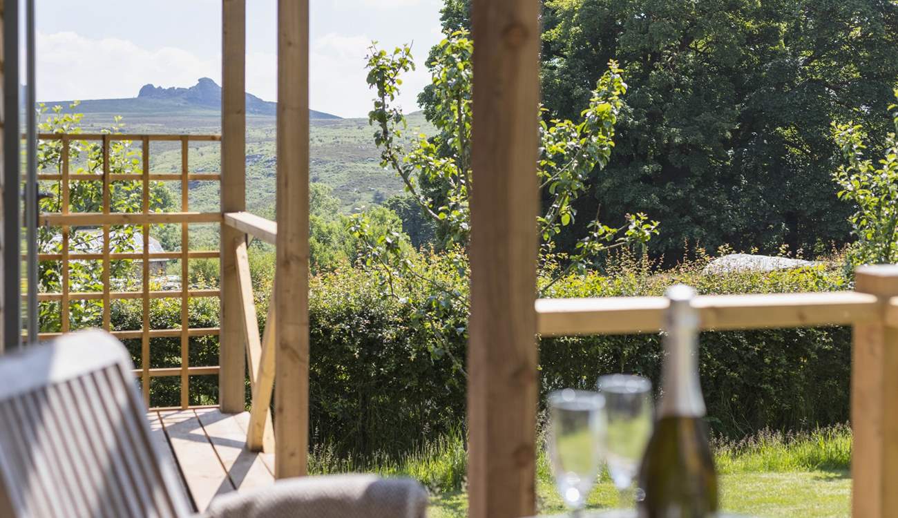 Take in the stunning views as you toast to your escape to nature.