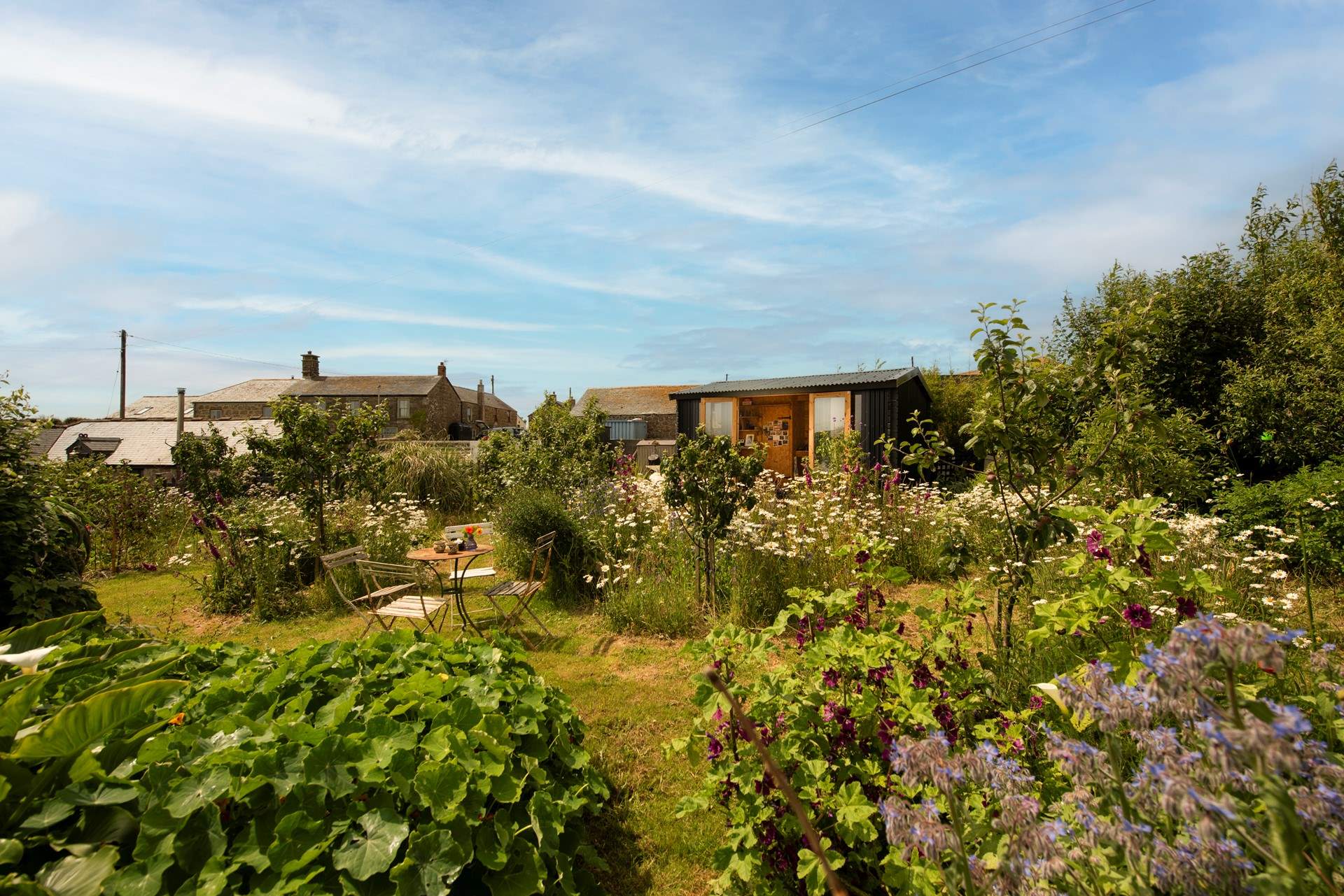 Tucked away in a meadow of flowers, this tranquil space can be booked for use during your stay. 