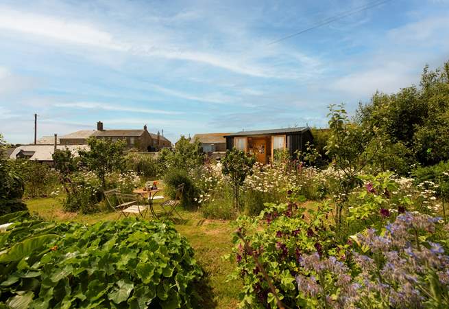 Tucked away in a meadow of flowers, this tranquil space can be booked for use during your stay. 