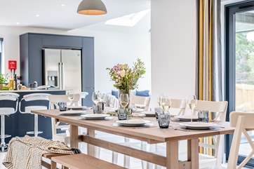 A family meal with laughter and joy makes for the best memories.