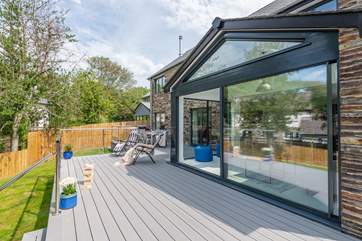 Make the most of the sun in the garden or in the conservatory area.