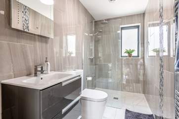 The shower-room on the ground floor.