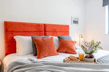 Breakfast in bed? You're on holiday after all.