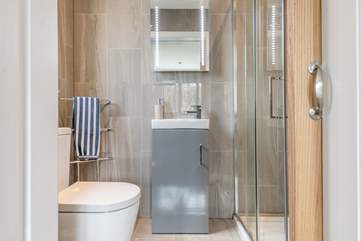 The en suite shower-room for bedroom four.