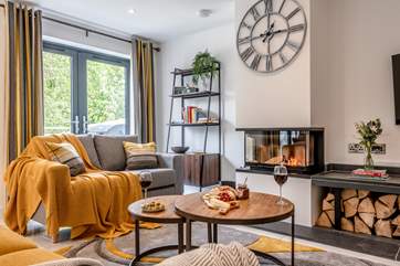 Relax after a day in the sea air in this wonderfully cosy living area.
