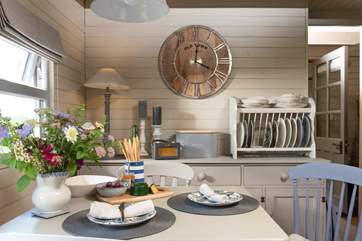 Chic interiors help to create a calm and tranquil atmosphere.