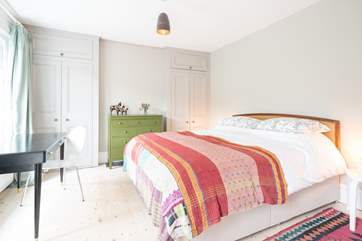 The light and spacious main bedroom on the first floor overlooks the front of the property with the benefit of your own balcony.