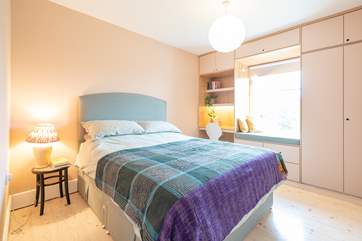 Take advantage of the sea view from the window seat from the second bedroom on the first floor.